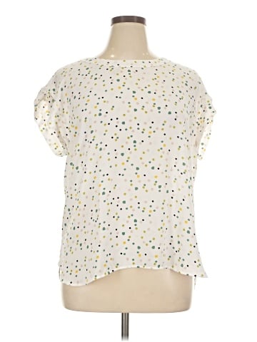 Ann Taylor Factory Short Sleeve Blouse (view 1)