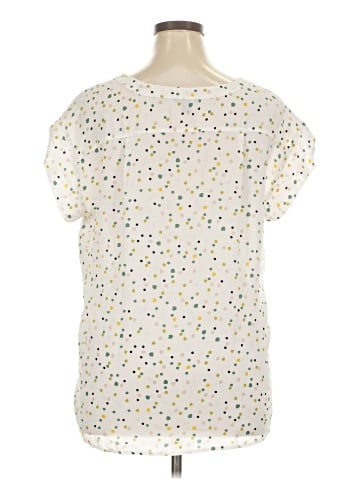 Ann Taylor Factory Short Sleeve Blouse (view 2)