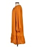 Old Navy 100% Polyester Solid Orange Casual Dress Size L - photo 5