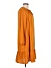 Old Navy 100% Polyester Solid Orange Casual Dress Size L - photo 4