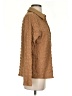 Ninety Tweed Brown Long Sleeve Blouse Size S - photo 4