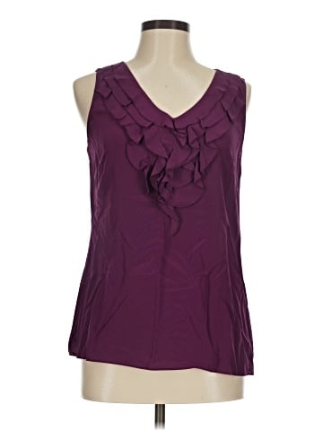 Halogen Sleeveless Silk Top (view 1)