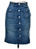 Bebe Blue Denim Skirt Size 6 - photo 1