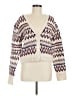 Rag & Bone 100% Wool Chevron-herringbone Ivory Wool Cardigan Size M - photo 1