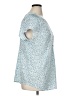 Croft & Barrow 100% Polyester Teal Short Sleeve Blouse Size 1X - photo 4