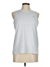 Under Armour 100% Polyester Silver Sleeveless T-Shirt Size M - photo 1