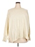 Vince Camuto Metallic Ivory Pullover Sweater Size 2X - photo 1