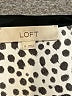 Ann Taylor LOFT 100% Polyester Animal Print Ivory Long Sleeve Blouse Size M - photo 7