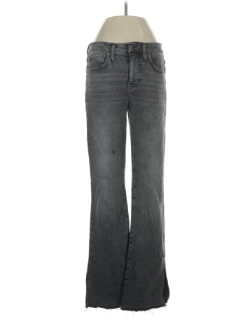 Madewell Kick Out Full-Length Jeans in Paynes Wash: Raw-Hem Edition (view 1)