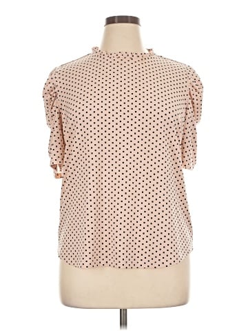 Adrianna Papell Short Sleeve Blouse (view 1)