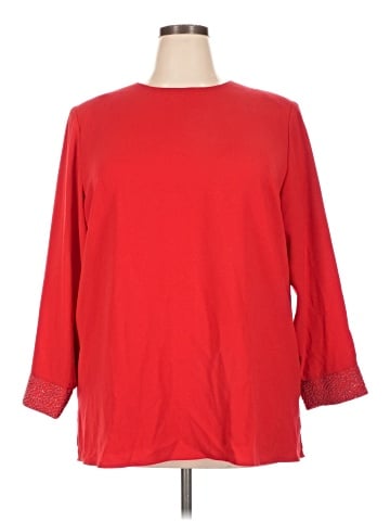 Draper's & Damon's 3/4 Sleeve Top (view 1)