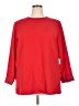 Draper's & Damon's 100% Polyester Red 3/4 Sleeve Top Size 18 - photo 1