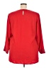 Draper's & Damon's 100% Polyester Red 3/4 Sleeve Top Size 18 - photo 2