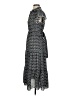 Max Studio 100% Polyester Polka Dots Black Casual Dress Size XS - photo 5