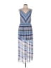 CeCe 100% Polyester Blue Casual Dress Size 10 - photo 1