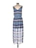 CeCe 100% Polyester Blue Casual Dress Size 10 - photo 2