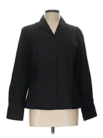 Jones New York Collection 3/4 Sleeve Button-Down Shirt (view 1)