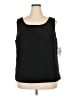 Kasper 100% Polyester Black Sleeveless Top Size 20 - photo 1
