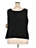 Kasper 100% Polyester Black Sleeveless Top Size 20 - photo 2