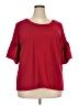 Ashley Stewart Red Short Sleeve Top Size 22 Plus - photo 1