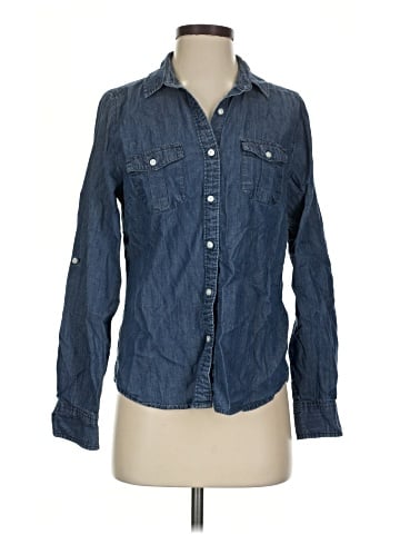Faded Glory Long Sleeve Button-Down Shirt (view 1)