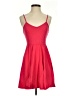 Forever 21 Solid Red Cocktail Dress Size S - photo 1