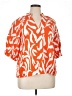 THML Orange Short Sleeve Blouse Size XL - photo 1