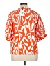THML Orange Short Sleeve Blouse Size XL - photo 2