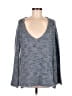 Free People Metallic Blue Pullover Sweater Size XS - photo 1
