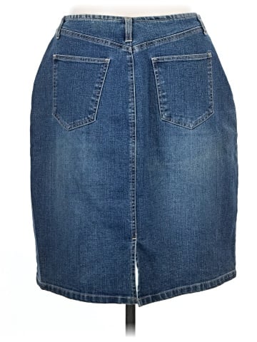 Gloria Vanderbilt Denim Skirt (view 2)