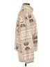 Thread & Supply Print Tan Pullover Sweater Size M - photo 4