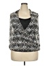 French Laundry Silver Sleeveless Blouse Size 2X - photo 1