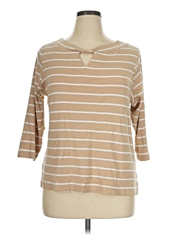 Chico's 3/4 Sleeve T-Shirt (view 1)