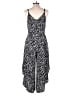 MSK 100% Rayon Paisley Black Jumpsuit Size L - photo 2