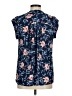 Daniel Rainn 100% Polyester Blue Short Sleeve Blouse Size M - photo 2