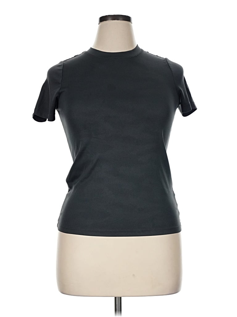 Pre-owned Bcg Short Sleeve Turtleneck In Black