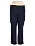 Croft & Barrow Solid Blue Active Pants Size 18 - photo 1
