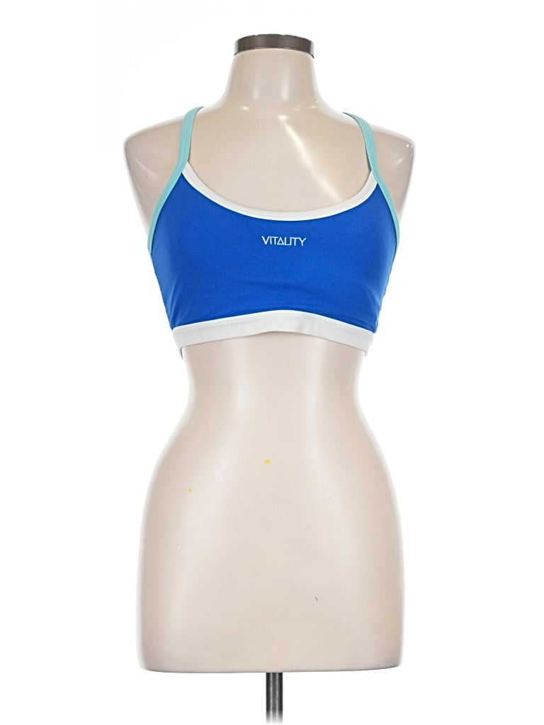 Pre-owned Vitality Sports Bra In Blue