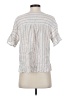 Splendid Stripes White Short Sleeve Blouse Size S - photo 2