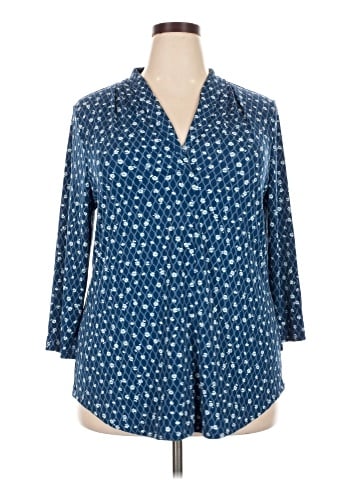 Charter Club 3/4 Sleeve Blouse (view 1)