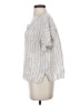 Splendid Stripes White Short Sleeve Blouse Size S - photo 5