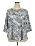 Rose + Olive Blue Pullover Sweater Size 2X - photo 1