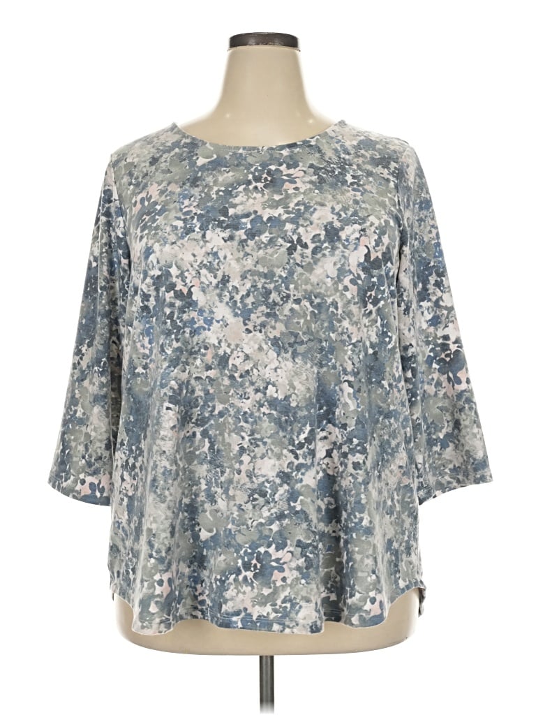 Pre-owned Rose + Olive Pullover Sweater In Blue