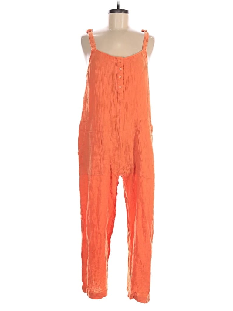 Pre-owned Serra Jumpsuit In Orange