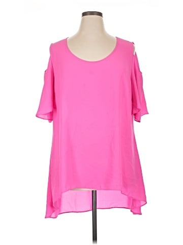 Peter Nygard Short Sleeve Blouse (view 1)