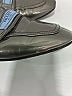 Prada 100% Patent Leather Graphic Gray Loafers Size EU 39 - photo 4