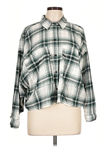Abercrombie & Fitch Long Sleeve Button-Down Shirt (view 1)