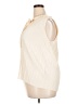 DKNY 100% Polyester Ivory Sleeveless Blouse Size XXL - photo 5
