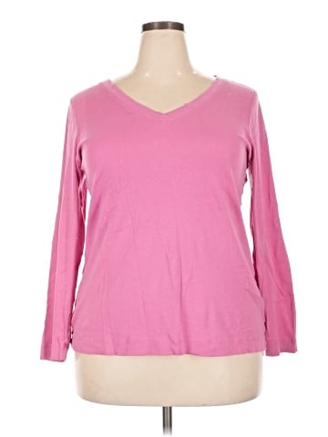 Lands' End 3/4 Sleeve T-Shirt (view 1)