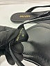 Prada 100% Patent Leather Black Flip Flops Size EU 38 - photo 4